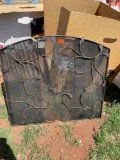Fire place grill front