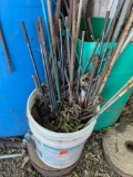 5 gallon with misc poles *BUYER IS RESPONSIBLE FOR LOADING*