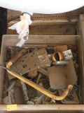 Small drawer with brackets and other miscellaneous items