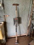 Hoe and a shovel