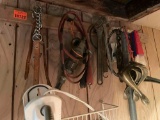 Scrapers, springs, dog chain, and multiple other miscellaneous items