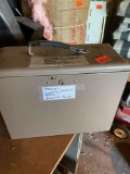 Metal box with misc items