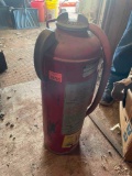 Pressurized metal sprayer