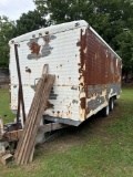 Utility trailer 16x8 contents are not included *BUYER IS RESPONSIBLE FOR LOADING*
