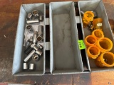 Sockets and metal container