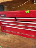 Red popular mechanics tool box