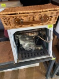 Picnic basket and a rotisserie