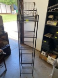 metal 5 tier shelf and small shelf