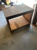 Wooden handmade bench