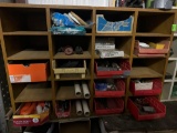 30 x 42 x 17 wooden shelves contents not included Pick up after 1pm