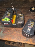 18 Volt battery charger with 2 batteries
