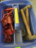 2 axes and possibly a load binder