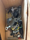 Gauges, S hooks, empty containers