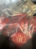 Bag of trailer air supply knobs, Casters and label tape