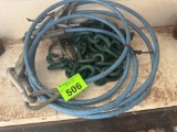 Chain and cable with hooks