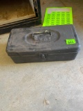 Metal toolbox with multiple pipe cutters