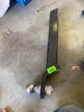 Trailer hitch ball mount