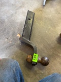 Trailer hitch ball mount