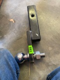 Trailer hitch ball mount