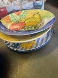 Several decorative plates