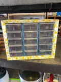 Small parts storage cabinet