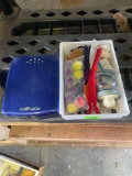 CD holder, lace, thread, zipper and other misc items