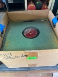 Box of vintage records