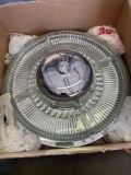 Kormex lazy Susan vintage 1950's chrome divided tray
