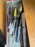 Screwdrivers, pliers, socket, and other tools