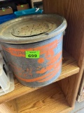 Vintage minnow bucket