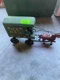 Vintage cast iron U.S. Mail wagon