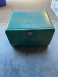 Vintage green bread box