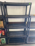Plastic shelving Pick up after 1pm