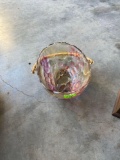 Vintage iridescent glass bowl