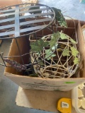 Wire are basket and wire shelf