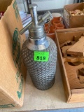 Vintage Sparklets London glass soda syphon