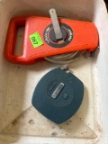 2 100ft tape measures