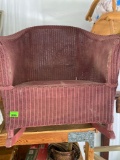 Vintage wicker rocking chair
