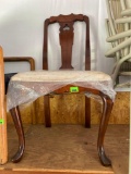 Wooden Chair with cloth seat
