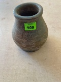 Small painted terracotta vase
