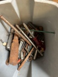 Screwdriver, sockets, botls and other items