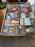 Box of VHS tapes