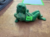 Ceramic frogs