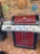 Char Broil red grill, with cover