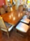 Dining room table with nine chairs, felt protector included, two leaves, 70 x 40 x any items on the