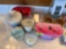 Candles matches, shoe candle holder soap, dish