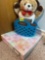 Picture frames cards, binder, and teddy bear