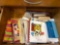 cookbook and seashells