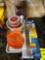 straws, pan, candles, cat mug and smell pinecones