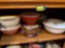 Bowls, some have lids